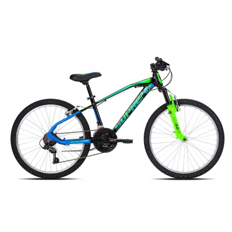 Ciclo 24" MTB in Alluminio SUPREMA 21V Freni V-Brake
